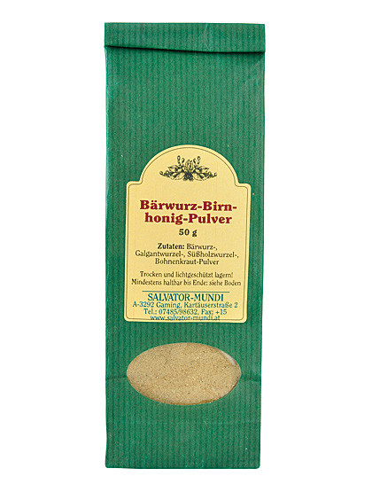 Bärwurz-Birnhonig-Mischpulver, 50 g