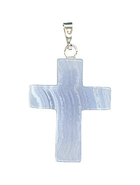 Chalzedon-Kreuz, ca. 3 cm