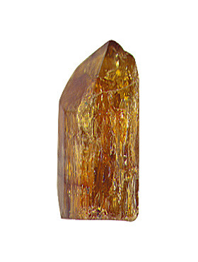 Goldtopas-Naturkristall, ca. 1,5 cm