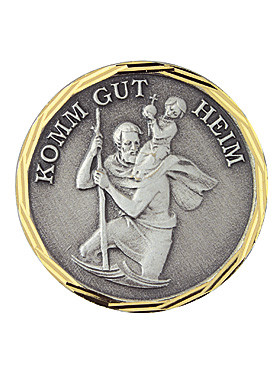 St. Christophorus-Medaille, Ø 3 cm