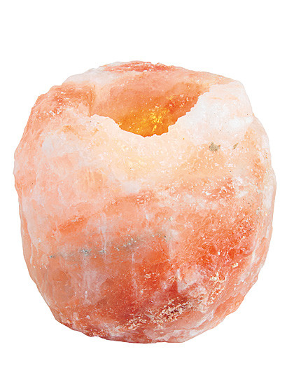 Himalaya Salzkristall-Teelichthalter, 9 x 10 cm