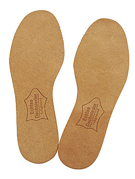 Dachsleder-Schuheinlage, Gr. 40-43