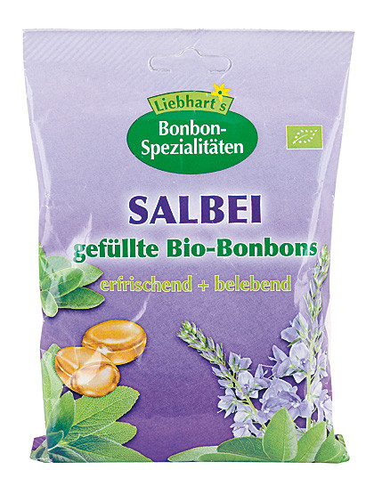 Bio-Bonbons mit Salbei, 100 g