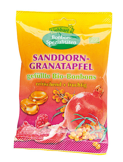 BIO-Sanddorn & Granatapfel Bonbon, 100 g