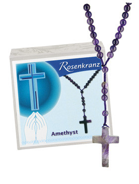 Amethyst-Rosenkranz, 29 cm