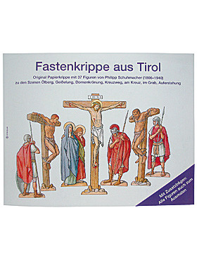 Fastenkrippe aus Tirol, 37 Figuren