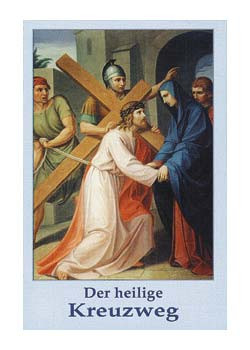 Der heilige Kreuzweg, Gebetszettel, 4-seitig