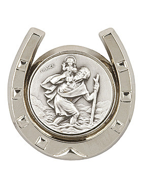 St. Christophorus-Magnet, Ø 3 cm