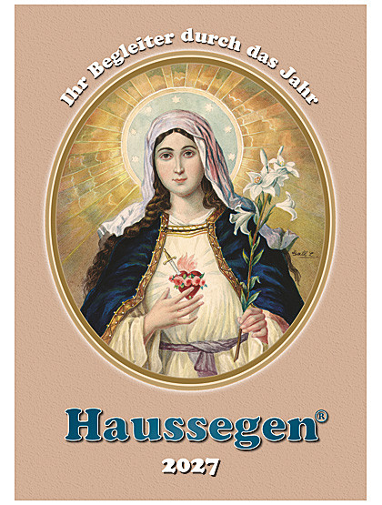 Haussegen-Kalender 2027, A4-Format, zum Hängen