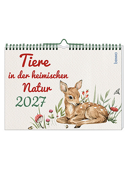 Tierkalender 2027, 27 x 19,5 cm