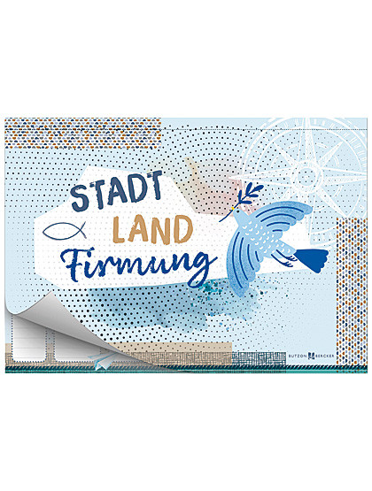 Stadt – Land – Fluss Spiel, 50 Vorlagen, 21 x 29,7 cm