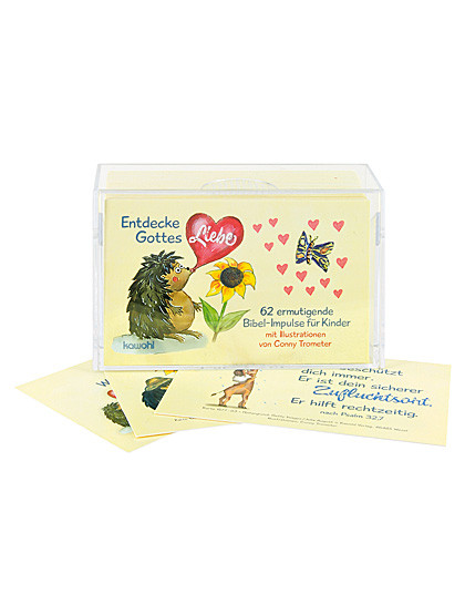 Bibelverskärtchen voller Ermutigung, 62 Stück