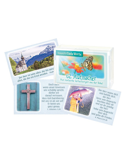 62 Mutmacher , Los-Kärtchen, 5,5 x 8,5 cm