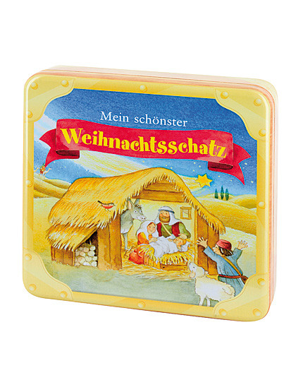 Metalldose Mein schönster Weihnachtsschatz mit 8 Heftchen