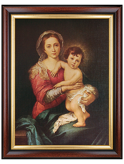 Gottesmutter von Murillo-Bild, 37 x 47 cm