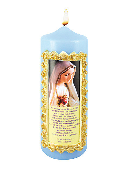 Fatima-Kerze, 7 x 20 cm