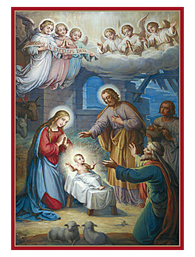 Weihnachtskarte Ankunft des Herrn, A6