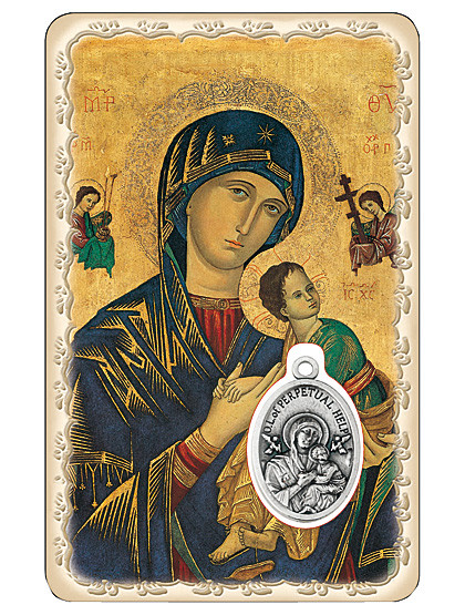 Mutter von der Immerwährenden Hilfe-Schutzkärtchen, 5 x 8 cm