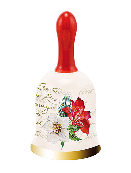 Glocke aus Porzellan, 12 cm