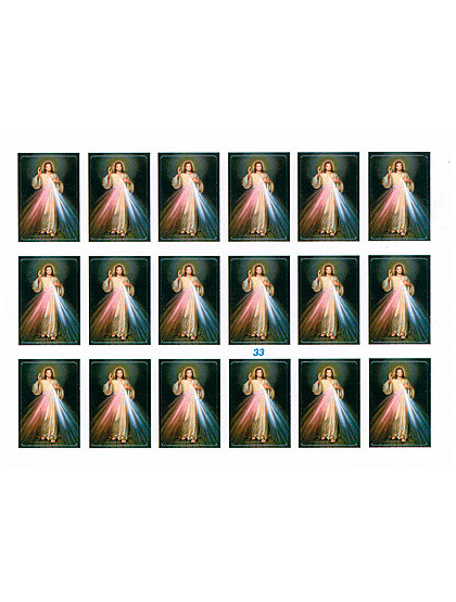 Barmherziger Jesus-Aufkleber