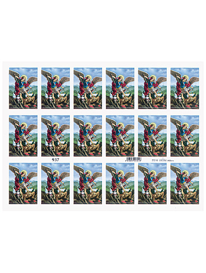 Erzengel Michael-Aufkleber, 18 Stück 