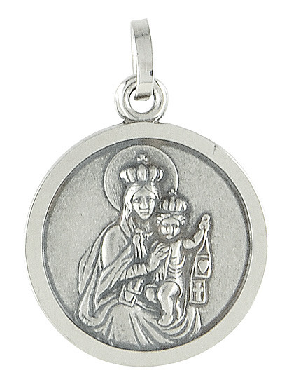 Skapulier-Medaille, 925er Silber, Ø 16 mm
