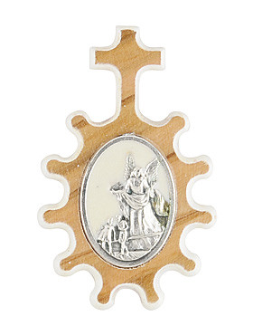 Taschenrosenkranz Schutzengel, 4,5 cm