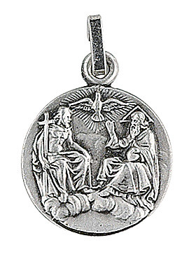 Dreifaltigkeits-Medaille, Ø 1,5 cm