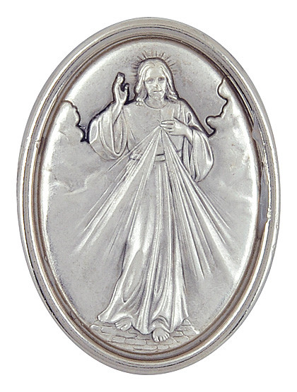 Barmherziger Jesus-Magnet, 3,8 x 2,8 cm
