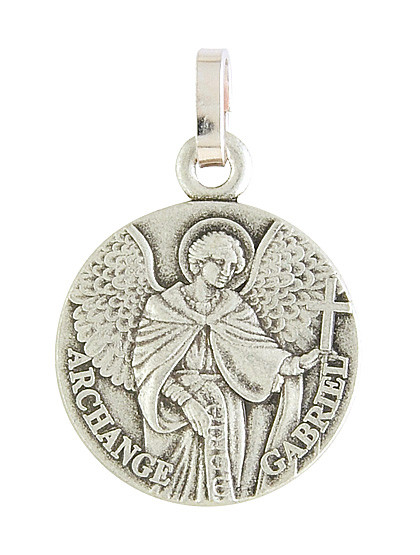 Erzengel Gabriel-Medaille, Ø 16 mm