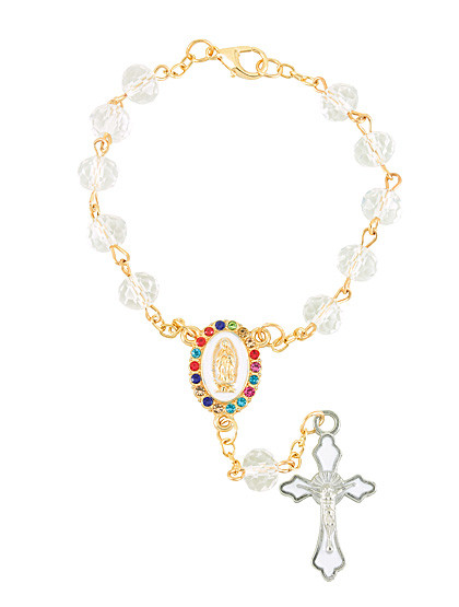 Marienrosenkranz-Armband, 18 cm