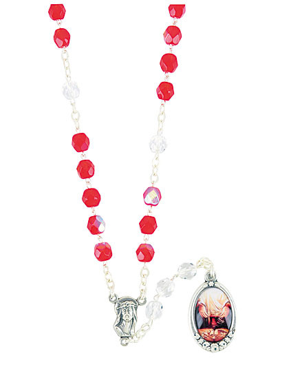 Rosenkranz des Kostbaren Blutes Christi, 33 cm