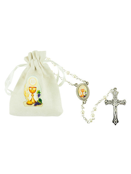 Rosenkranz  hl. Erstkommunion, 40 cm