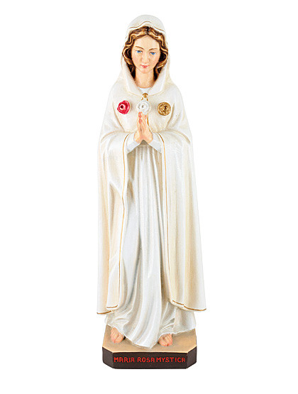 Rosa Mystica - Statue,  Holzschnitzkunst , 30 cm