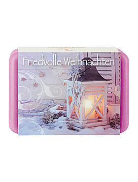 Schafmilchseife Passionsblume mit Banderole, 100 g