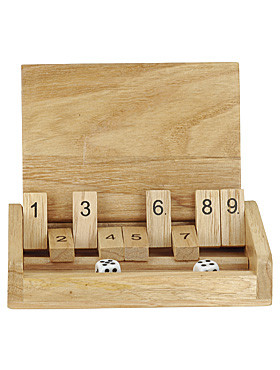 Würfelspiel, 25 x 17 cm