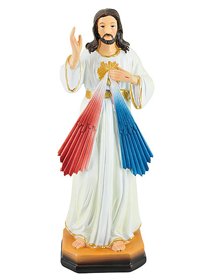 Barmherziger Jesus-Statue, H: 21 cm