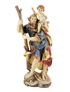 Heiliger Christophorus-Statue, 21 cm