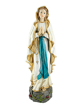 Gottesmutter von Lourdes-Statue, 30 cm