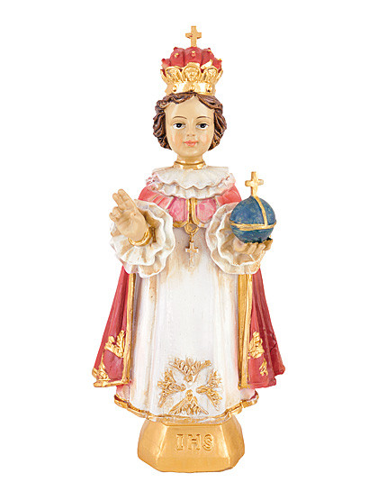 Prager Jesulein aus Steinharz, 21 cm