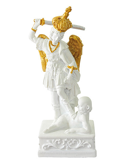 Erzengel Michael-Statue, 13,5 cm