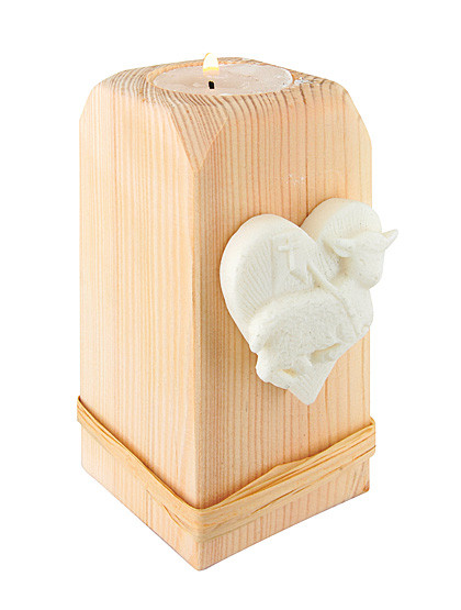 Teelichthalter Lamm Gottes, 12 cm