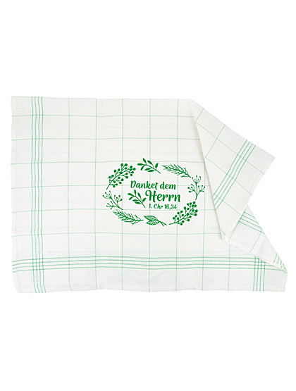 Geschirrtuch „Danket dem Herrn“, 46,5 x 64 cm