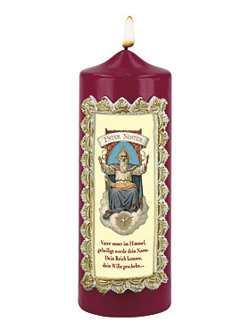 Vater unser-Kerze, 7 x 20 cm