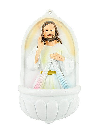 Weihbecken „Barmherziger Jesus“, H: 15 cm