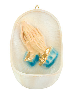 Betende Hände-Weihbrunnkessel, 12 cm