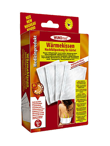 Nachfüllpackung für Wärmegürtel, 4 Kissen