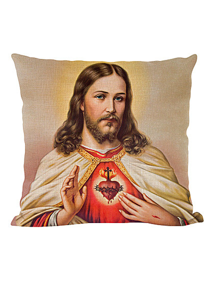 Herz Jesu-Zierkissenbezug, 45 x 45 xm