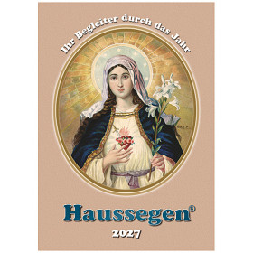 Haussegen-Kalender 2027, A4-Format, zum Hängen