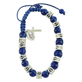 Wundertätigen Medaille-Armband, mit geknüpften Schiebeknoten 